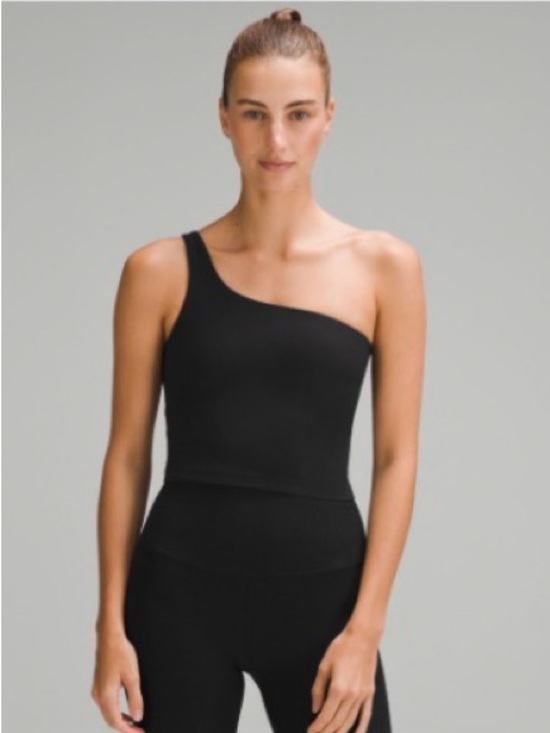 lululemon athletica Tops - Lululemon athletica - Ribbed Nulu Asymmetrical Yoga Tank Top
